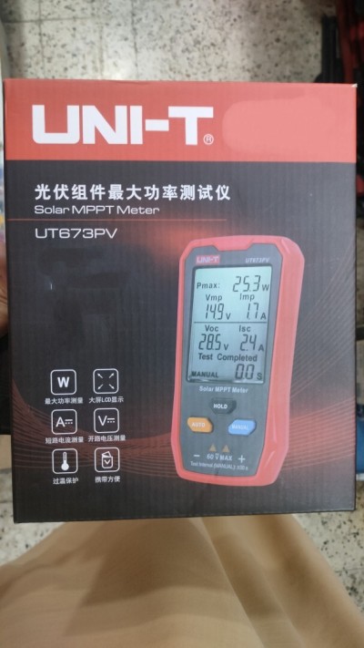 Testeur de panneaux solaires 