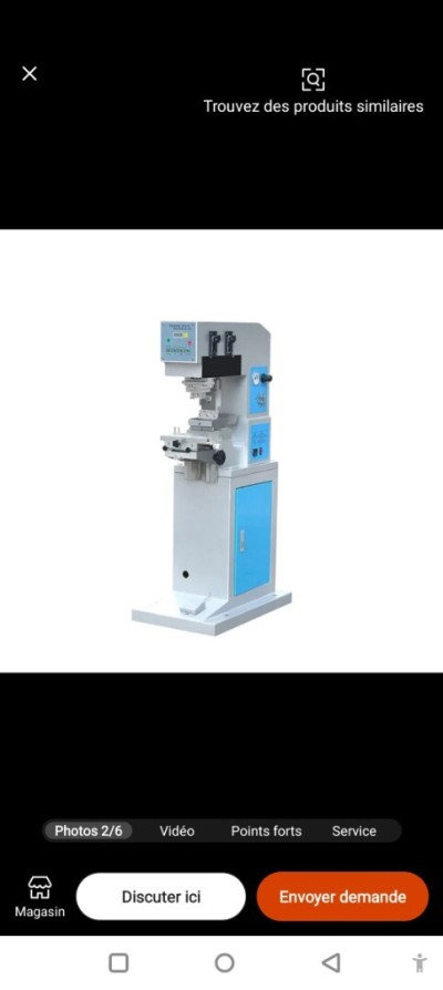 Machine tampographie