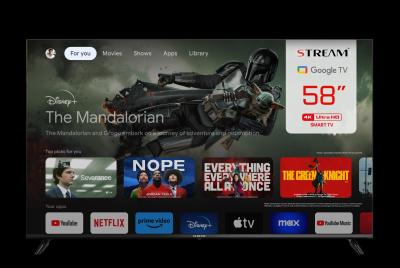 TELEVISEUR STREAM GOOGLE TV 58" 4K UHD S 58GTU4 / CASH ET FACILITÉ