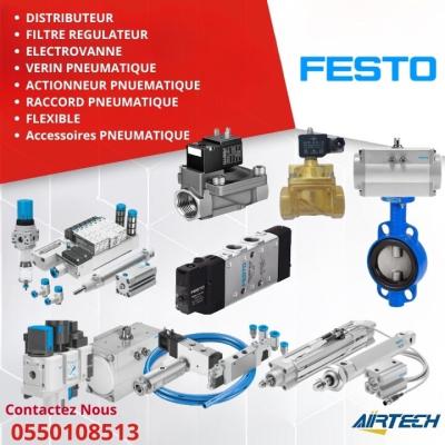 Festo - vérin pneumatique - distributeur pneumatique - filtre régulateur - actionneur - électrovanne