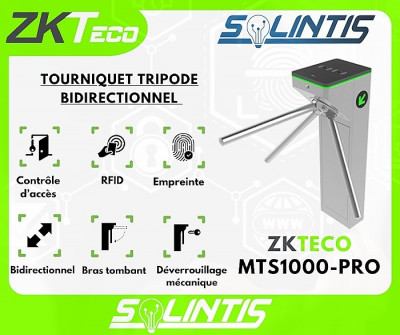 Tourniquet Tripode Compact ZKTeco MTS1000