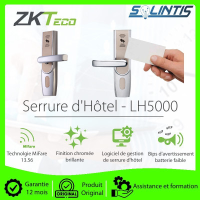 Serrure intelligente pour chambres d'Hôtel ZKTeco LH5000