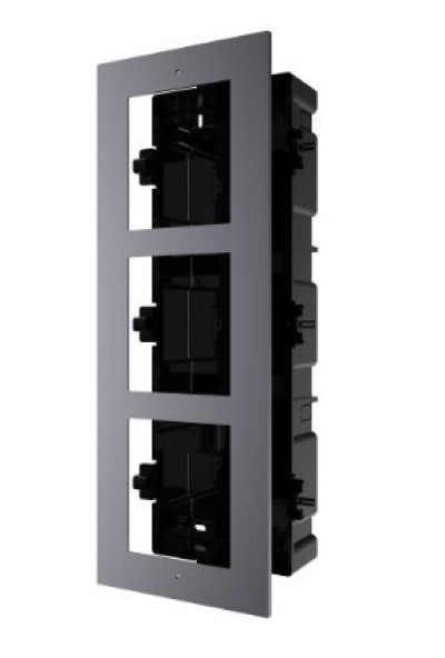Boîtier de montage encastré 3 emplacements pour interphone HikVision DS-KD-ACF3