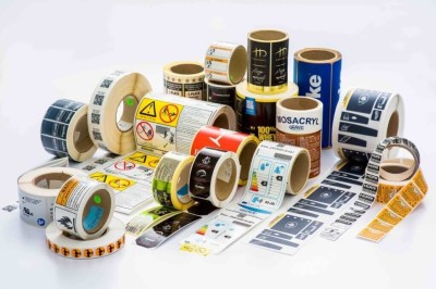 étiquette autocollante