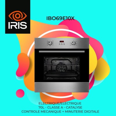 FOUR IRIS ÉLECTRIQUE ENCASTRABLE INOX E20X