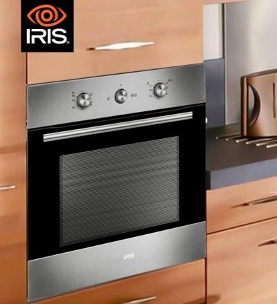 FOUR IRIS ENCASTRABLE GAZ/ELECTRIQUE M10X INOX CATALYSEUR VENTILATEUR 75L