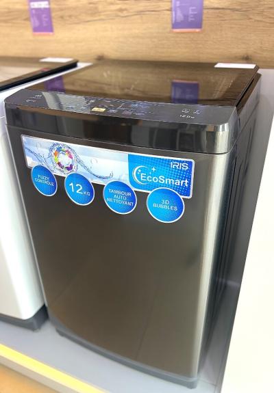 MACHINE À LAVER IRIS 12KG ECOSMART SOFT DOOR AUTOMATIQUE