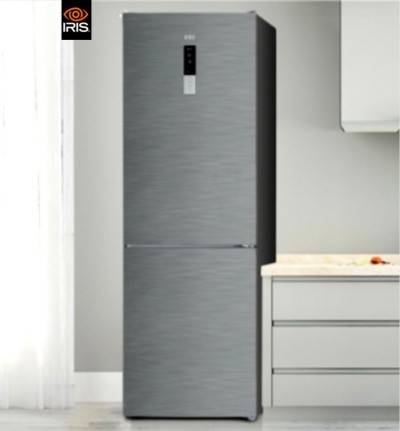 RÉFRIGÉRATEUR IRIS NO FROST COMBINÉ 410 L INOX