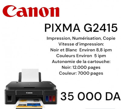 Imprimante Multifonction Canon PIXMA G2415