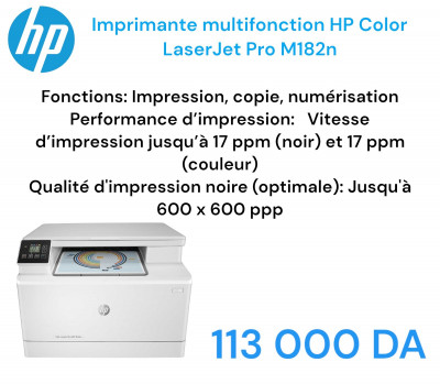 Imprimante mf HP Color LaserJet Pro M182n