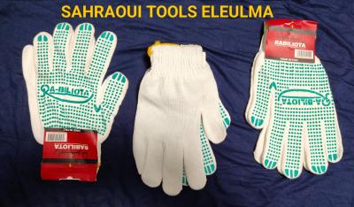 GANTS DE TRAVAIL DE PROTECTION DE SÉCURITÉ COTON