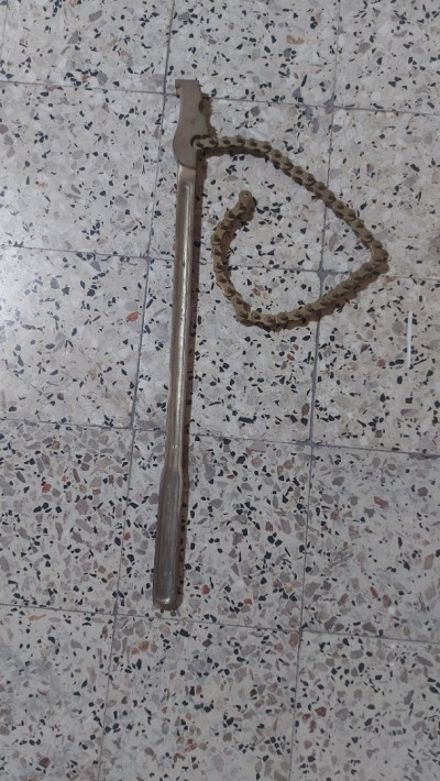 Clé à chaine en bronze xspark