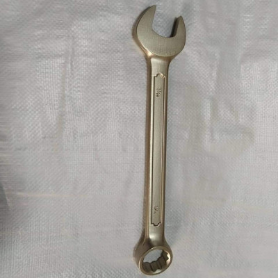 Clé mixte en bronze et clé à fourche en bronze