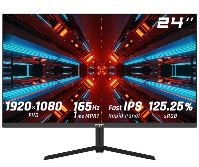 ECRAN KTC GAMING 24" - DISPLAY - HDMI - 165HZ - FULL HD - FASR IPS - 1MS HDR 125% SRGB  