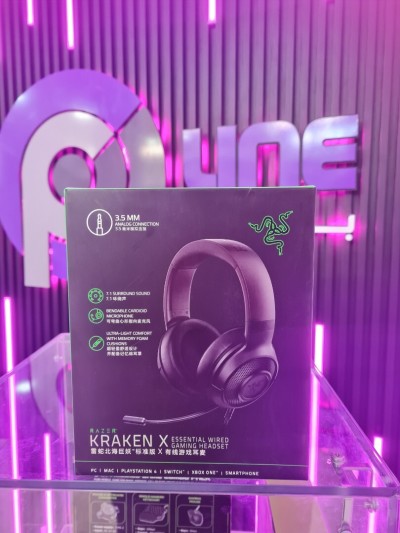 CASQUE GAMING AVEC FIL KRAKEN X ESSENTIAL / PC /MAC/PLAYSTATION 4/SWITCH/XBOX ONE /SMARTPHONE