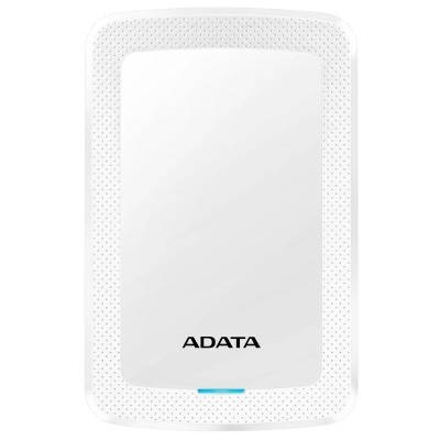 DISQUE DUR EXTERNE ADATA 1TB HV300 SLIM BLANC  AHV300-1TU31-CWH