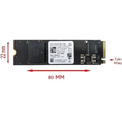 WD SN740 SSD M.2 PCIE 256GB NVME 2280