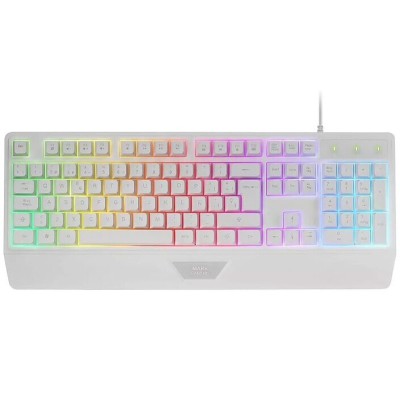CLAVIER MARS GAMING MK-124 BLANC BLACK