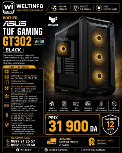 مزودات-الطاقة-و-صناديق-boitier-asus-tuf-gaming-gt302-argb-black-الجزائر-وسط