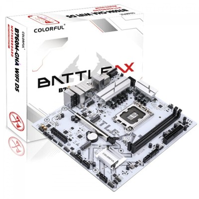 CARTE MERE BATTLE-AX B760M-WHITE WIFI V20 LGA 1700 SOCKET DDR5
