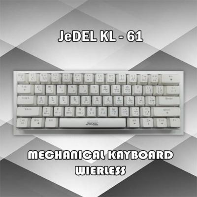 CLAVIER GAMING JEDEL KL61 MECANIQUE BLEU SWITCH WIRELESS