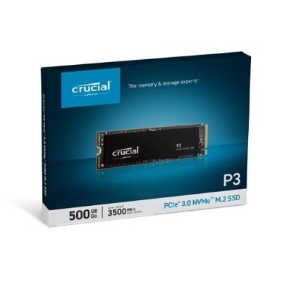 SSD CRUCIAL P3 500 GO NVME - PCIE 3.0 X4