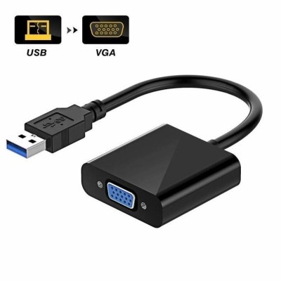 ADAPTATEUR VIDEO MULTI-ECRANS USB 3.0 MALE VERS VGA FEMELLE