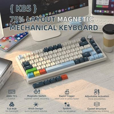 CLAVIER GAMING ATTACK SHARK K85 MECANIQUE MAGNETIQUE