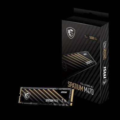  MSI DISQUE SSD SPATIUM M470 PCIE 4.0 NVME M.2 1TB