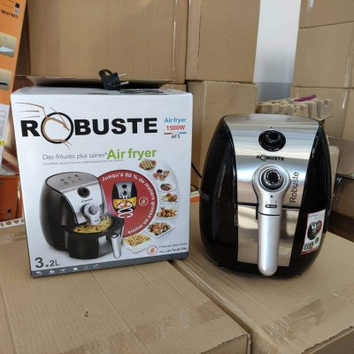 FRITEUSE AIR FRYER ROBUSTE 3.2L 1500W NOIR ﻿ - Sache maison et