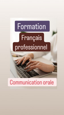 Cours de français oral "en ligne " / Communication / prise de parole en public 