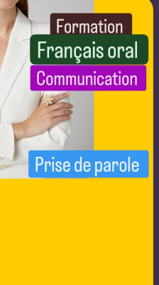 Cours de français "en ligne " / communication orale / Prise de parole en public avec confiance 