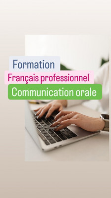 Formation français professionnel "en ligne" / communication orale 