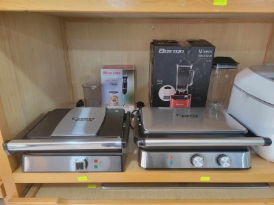 PROMO Panineuse électrique Conti-Global 1800Watt Panini/ Grille Deux modèles/ 10500Da/ 12000Da 