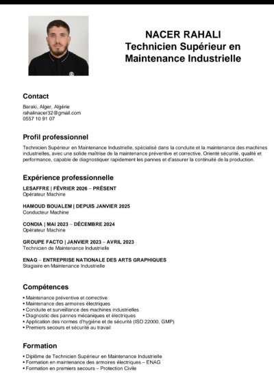 صناعة-و-إنتاج-operateur-machine-qualifie-maintenance-industrielle-chef-de-ligne-براقي-الجزائر