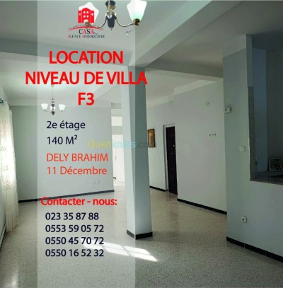 Rent Apartment Villa floor F3 Alger Dely brahim