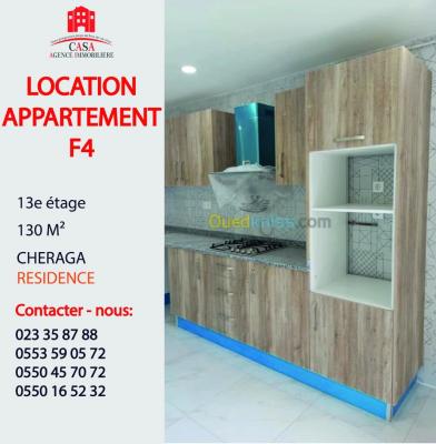 Rent Apartment F4 Alger Cheraga