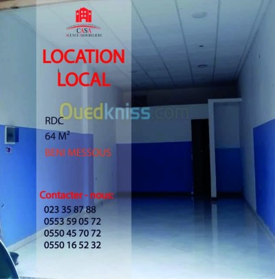 Rent Commercial Alger Beni messous