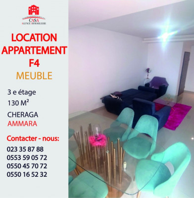 Rent Apartment F4 Alger Cheraga