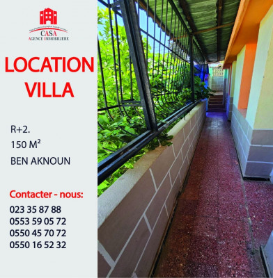 Location Villa Alger Ben aknoun