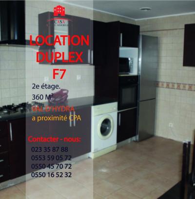 Location Appartement Duplex F7 Alger Hydra