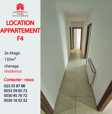 Location Appartement F4 Alger Cheraga