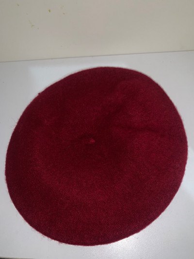 bonnet-casquette-chapeau-beret-rouge-fonce-non-double-el-biar-alger-algerie