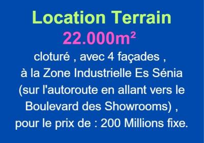 كراء أرض وهران السنية