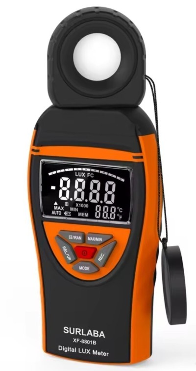 Luxmètre professionnel (400k lux)