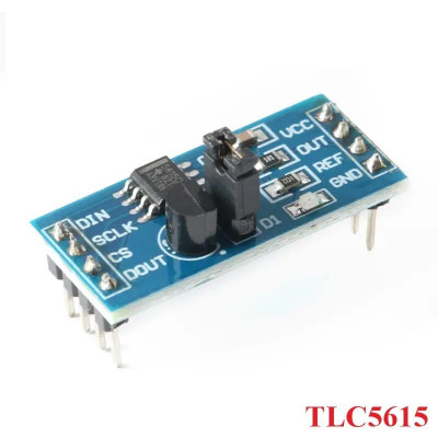 Module de Conversion numérique-analogique  TLC5615 10 bits TL431 arduino