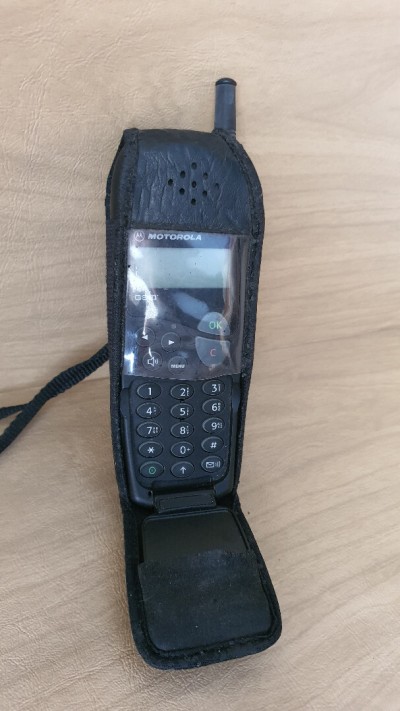 Vintage Cellular Mobile Phone MOTOROLA MG1-4C11 GSM Retro Antenna Collector A20934