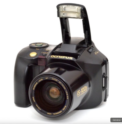 Olympus IS-100s, appareil photo reflex mono-objectif (SLR) 35 mm autofocus vintage collection, Japan