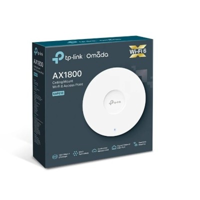 Point d'accès TP-LINK  WIFI 6 AX1800  OMADA EAP610 Plafonnier - Ethernet Gigabit - support POE+