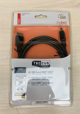 Cable  HDMI TECCUS by vivanco 1.8m 
